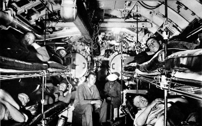 Framed Print : Torpedo Room of a U-boat, pre-Second World War Framed Print : Torpedo Room of a U-boat, pre-Second World War