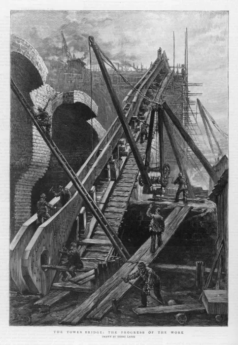 Framed Print : Tower Bridge Built 1892