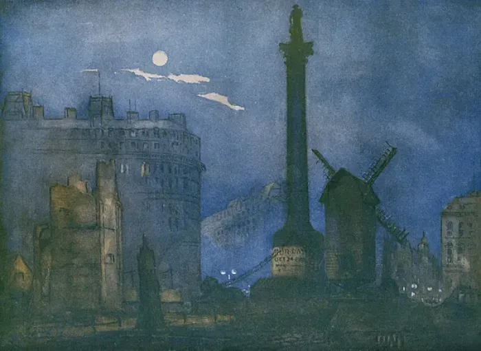 Framed Print : Trafalgar Square during WW1, Feed the Guns campaign