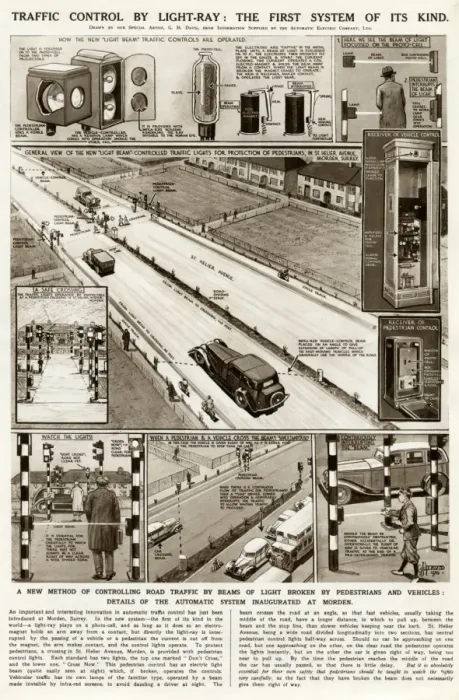 Framed Print : Traffic control for pedestrian crossings Framed Print : Traffic control for pedestrian crossings