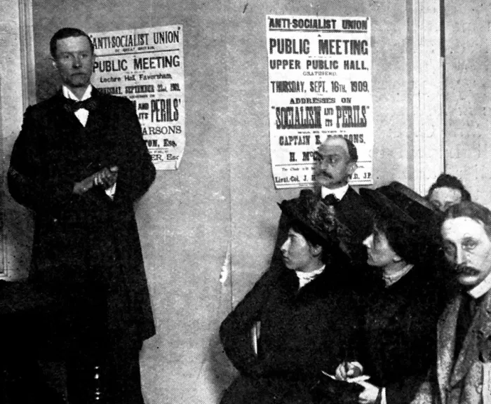 Framed Print : Training Anti-Socialists, London, 1909 Framed Print : Training Anti-Socialists, London, 1909