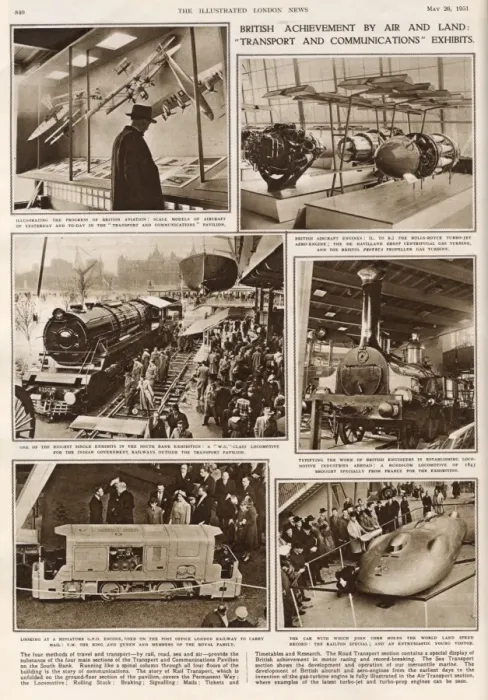 Framed Print : Transport exhibits at Festival of Britain, London Framed Print : Transport exhibits at Festival of Britain, London