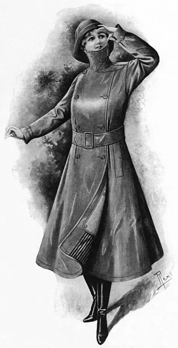 Framed Print : Trench coat for canteen workers by Aquascutum, WW1