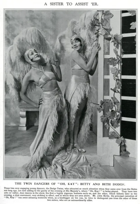 Framed Print : Twins, Betty & Beth Dodge