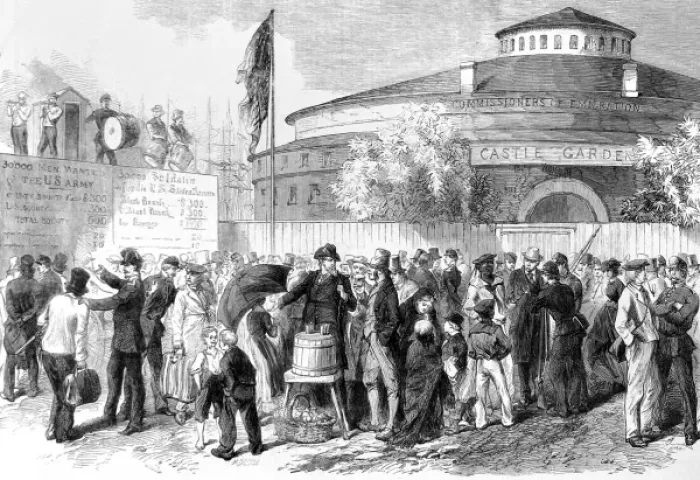 Framed Print : Union Recruitment in New York; American Civil War, 1864 Framed Print : Union Recruitment in New York; American Civil War, 1864