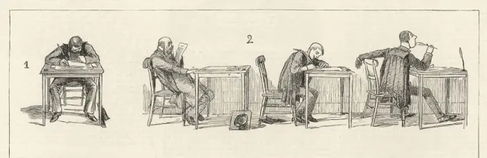 Framed Print : UNIVERSITY EXAMS 1882 Framed Print : UNIVERSITY EXAMS 1882