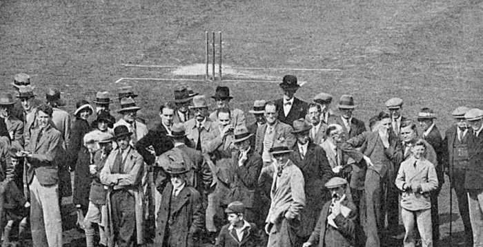 Framed Print : Unruly Oval cricket crowd Framed Print : Unruly Oval cricket crowd