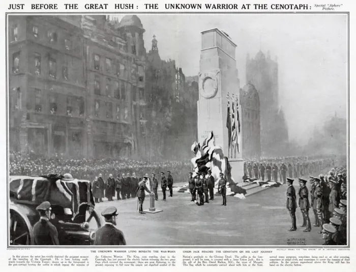 Framed Print : Unveiling of Cenotaph, War Memorial 1920 Framed Print : Unveiling of Cenotaph, War Memorial 1920