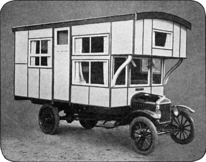 Framed Print : Uplands Motor Caravan Framed Print : Uplands Motor Caravan