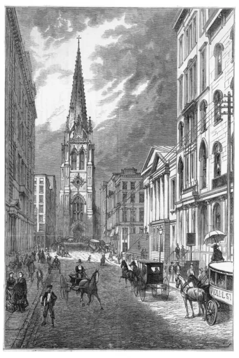 Framed Print : USA New York Wall St Framed Print : USA New York Wall St