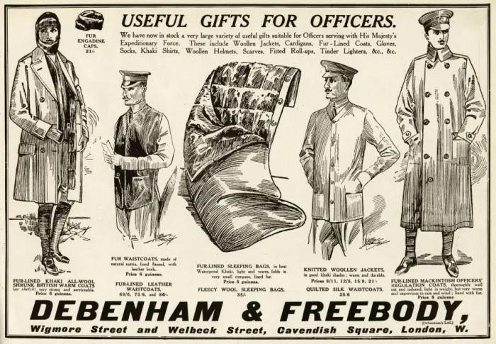 Framed Print : Useful gifts for Officers at the front 1914 Framed Print : Useful gifts for Officers at the front 1914