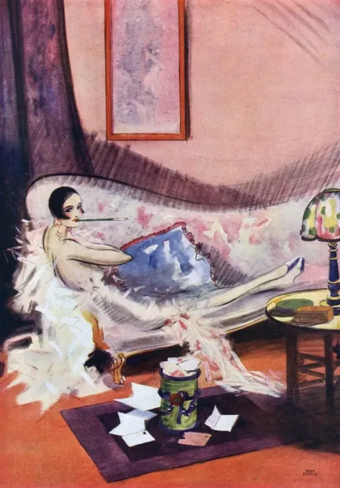 Framed Print : The Vamp by Tony Castle