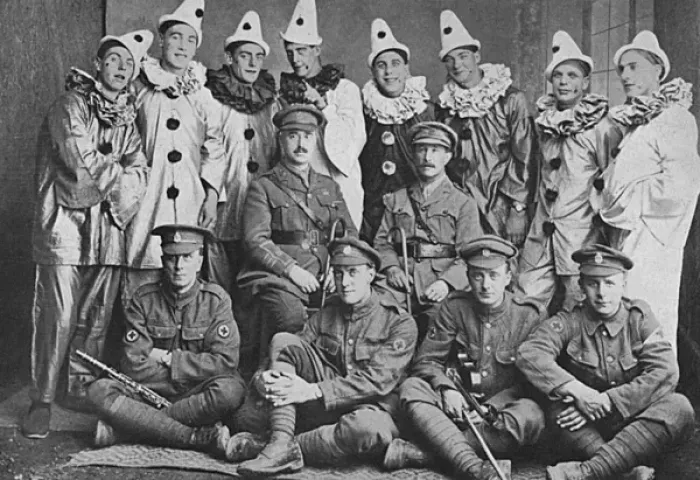 Framed Print : The Varlets, WW1 entertainment troupe Framed Print : The Varlets, WW1 entertainment troupe