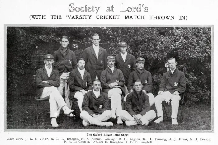 Framed Print : Varsity Cricket Match of 1911 - The Oxford University XI Framed Print : Varsity Cricket Match of 1911 - The Oxford University XI