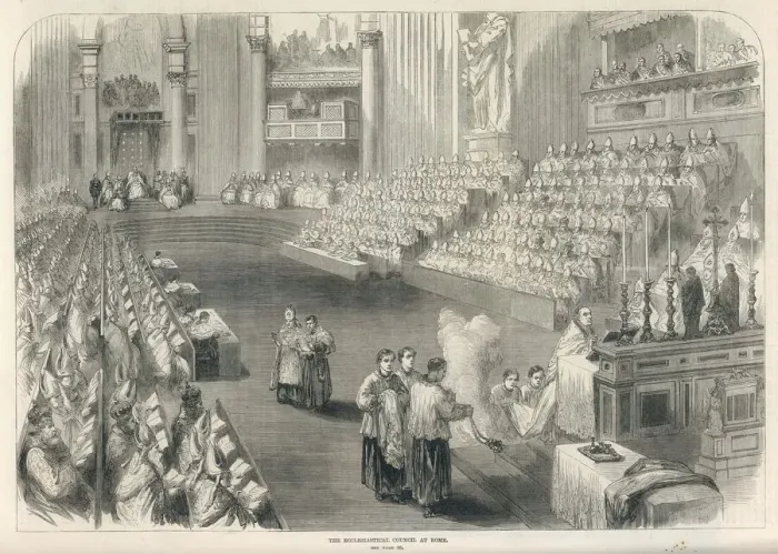 Framed Print : Vatican Council / 1870 Framed Print : Vatican Council / 1870