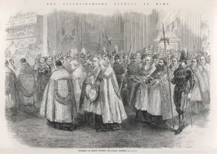 Framed Print : Vatican Council / 1870 Framed Print : Vatican Council / 1870