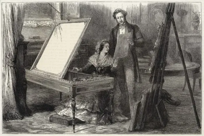 Framed Print : Victoria / Albert / Durrand Framed Print : Victoria / Albert / Durrand