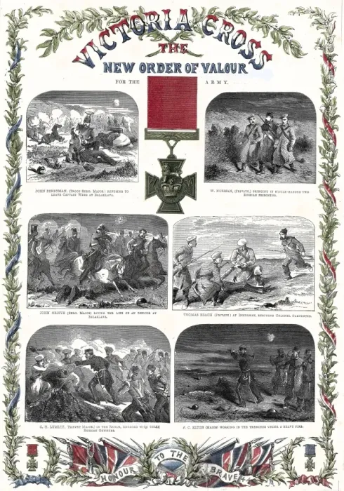 Framed Print : Victoria Cross, The New Order of Valour Framed Print : Victoria Cross, The New Order of Valour
