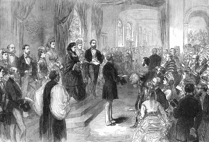 Framed Print : Victoria opens St Thomas Hospital Framed Print : Victoria opens St Thomas Hospital