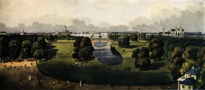 Framed Print : The view from Buckingham Palace Framed Print : The view from Buckingham Palace