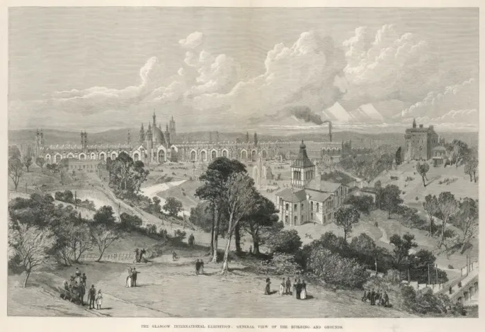 Framed Print : View of the Glasgow Exhibition Framed Print : View of the Glasgow Exhibition
