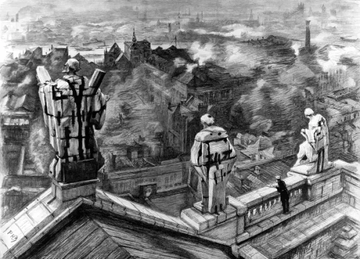 Framed Print : View of London from the Dome of St. Pauls Cathedral, 1895 Framed Print : View of London from the Dome of St. Pauls Cathedral, 1895