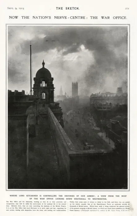 Framed Print : View from the roof of the War Office Framed Print : View from the roof of the War Office