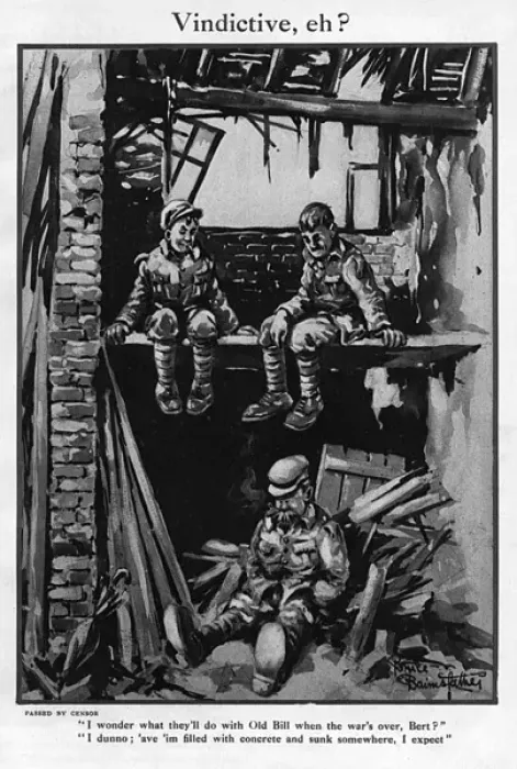 Framed Print : Vindictive, eh?, by Bairnsfather