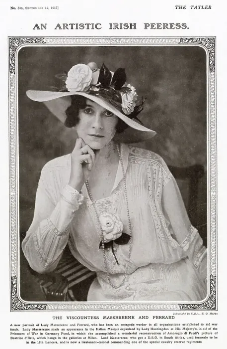 Framed Print : The Viscountess Massereene and Ferrard