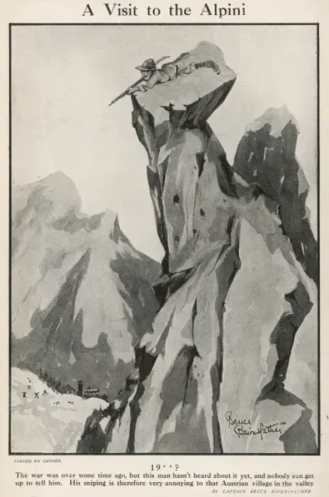 Framed Print : A Visit to the Alpini Framed Print : A Visit to the Alpini