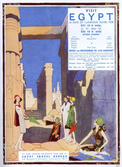 Framed Print : Visit Egypt advertisement by Gladys Peto Framed Print : Visit Egypt advertisement by Gladys Peto