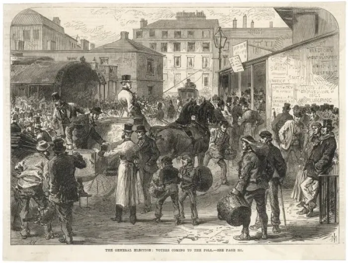 Framed Print : Voting  /  General Election