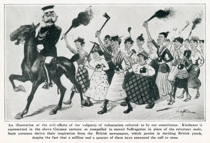 Framed Print : The Vulgarity of Voluntarism 1914