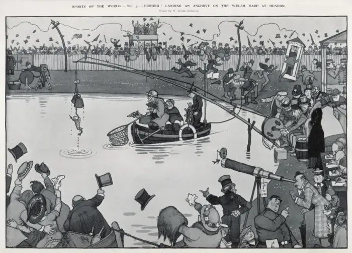 Framed Print : W. Heath Robinson