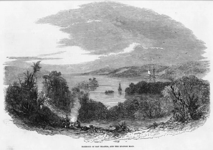 Framed Print : W Indies Islas De Bahia Framed Print : W Indies Islas De Bahia