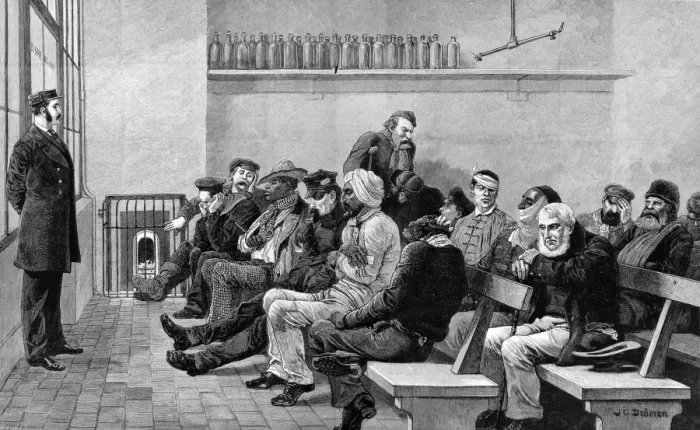 Framed Print : Waiting to see the doctor