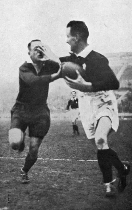 Framed Print : Wales versus Australia at Wembley, 1930