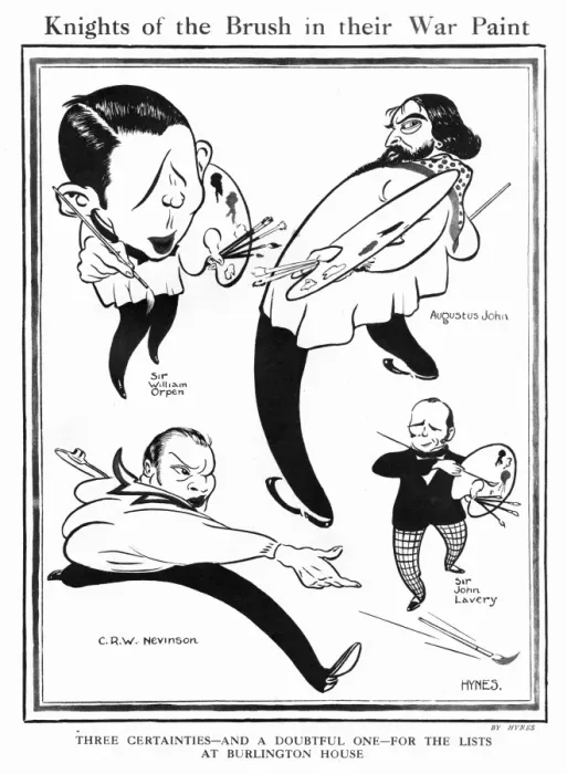 Framed Print : War artists caricatured by Hynes Framed Print : War artists caricatured by Hynes