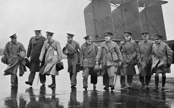 Framed Print : War Correspondents fly to France, 1939