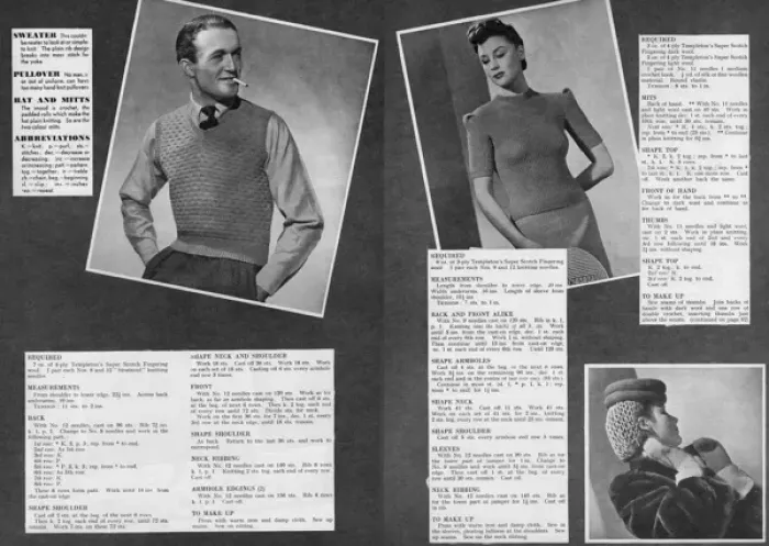 Framed Print : Wartime knitting section, Britannia and Eve, 1940 Framed Print : Wartime knitting section, Britannia and Eve, 1940