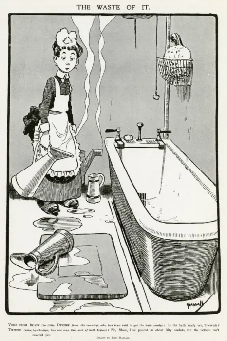 Framed Print : The Waste of it! by John Hassall Framed Print : The Waste of it! by John Hassall