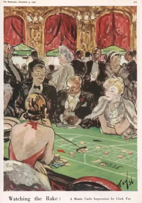 Framed Print : Watching The Rake. By Clark Fay Framed Print : Watching The Rake. By Clark Fay