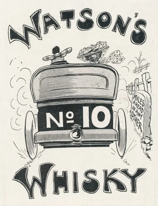 Framed Print : WATSONs WHISKY 1905 Framed Print : WATSONs WHISKY 1905