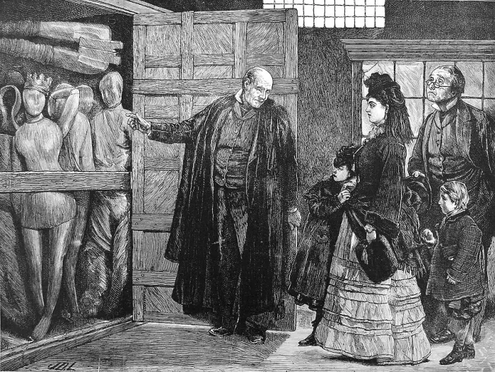 Framed Print : Waxwork Effigies in Westminster Abbey, 1872 Framed Print : Waxwork Effigies in Westminster Abbey, 1872