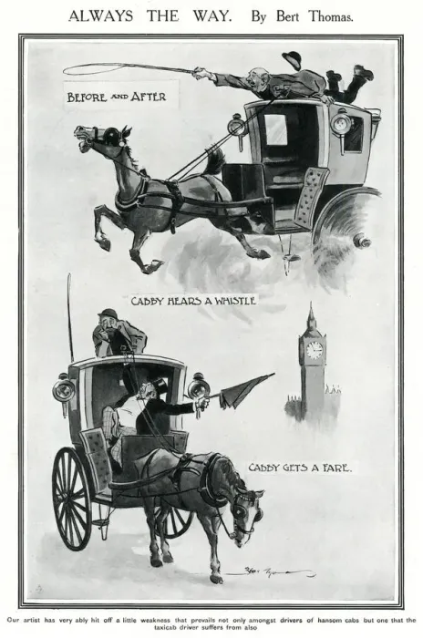 Framed Print : Always the way cartoon by Bert Thomas 1909 Framed Print : Always the way cartoon by Bert Thomas 1909