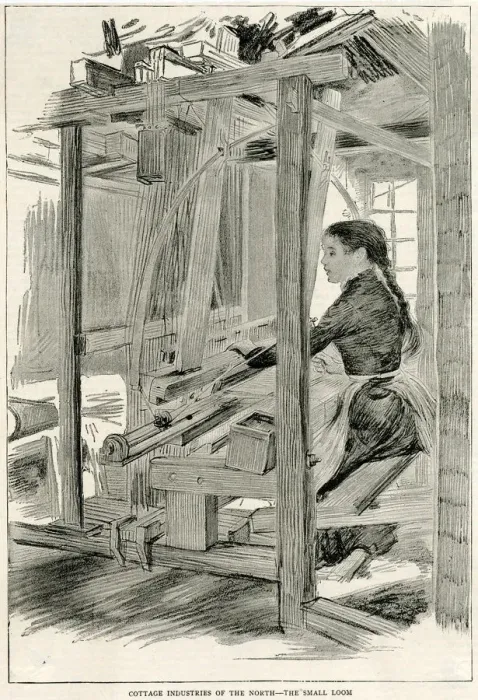 Framed Print : WEAVING, ENGLAND