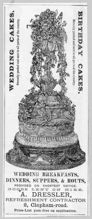 Framed Print : Wedding Cake / 1885 Framed Print : Wedding Cake / 1885