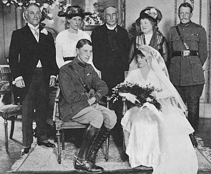 Framed Print : Wedding of Captain La Touche Congreve V. C Framed Print : Wedding of Captain La Touche Congreve V. C