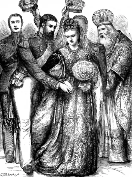 Framed Print : The wedding ceremony of the Duke of Edinburgh and the Grand