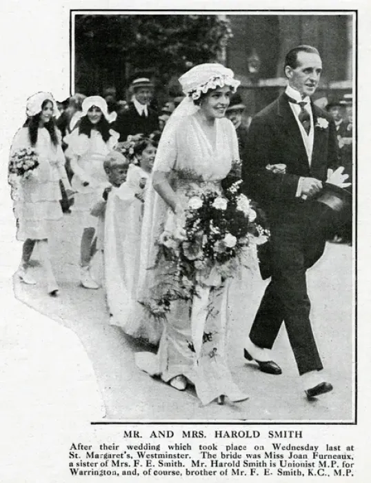 Framed Print : Wedding of Mr Harold Smith and Miss Joan Furneaux Framed Print : Wedding of Mr Harold Smith and Miss Joan Furneaux